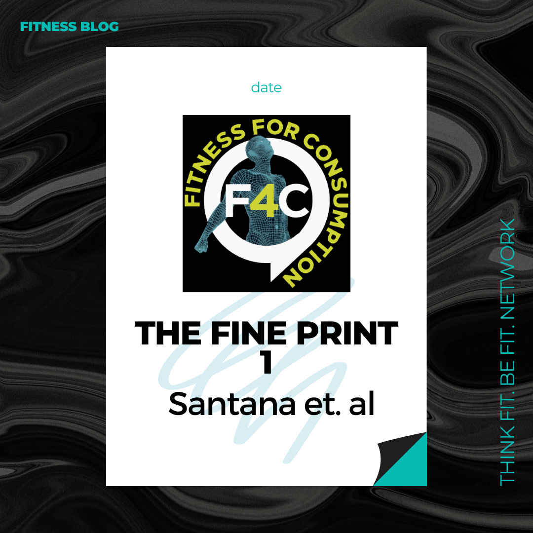 The Fine Print 1 - Santana et. al.